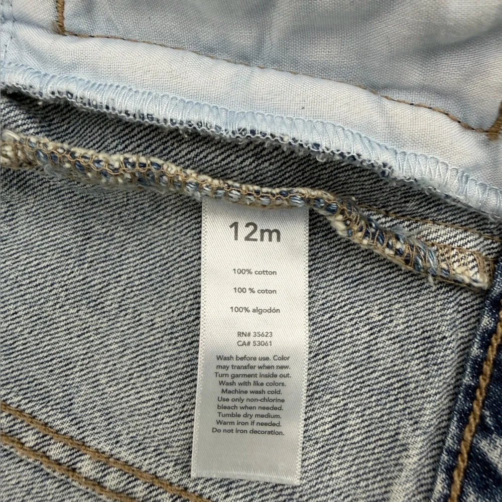 NWT OshKosh B'gosh Blue Denim Jacket size 12m